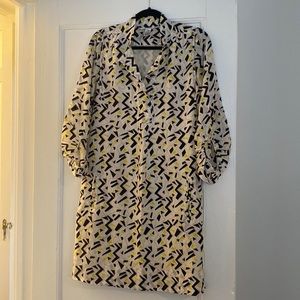 DVF silk shirtdress